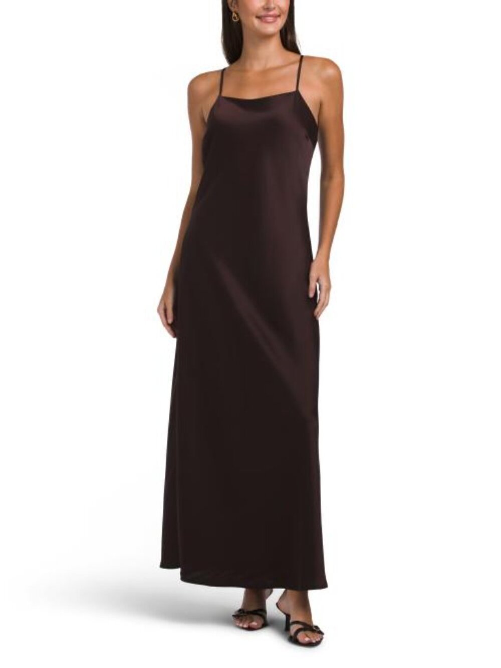 RACHEL ZOE Draped Cape Satin Gown - Picture 3 of 5